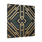 Deco Charm Elegance Pattern Art Deco Wall Art Canvas