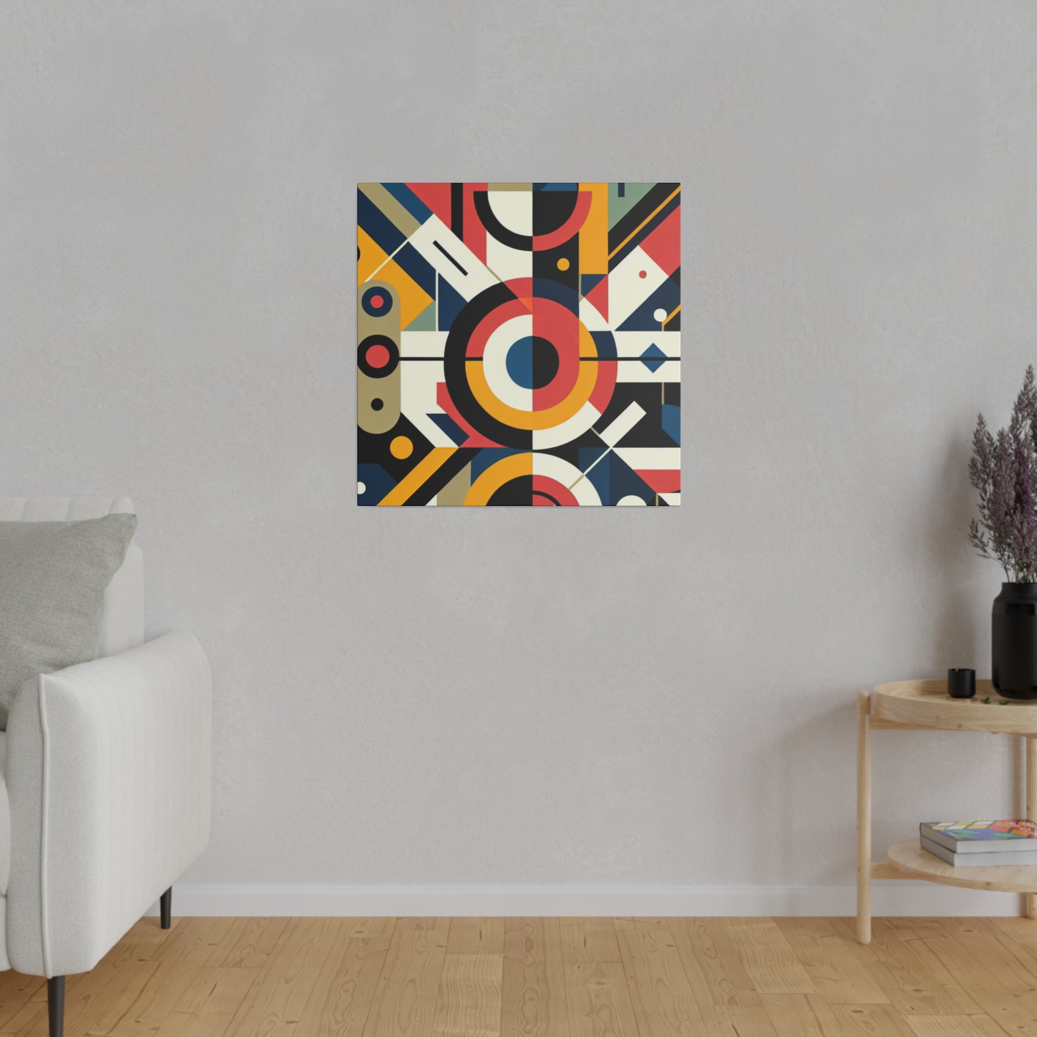 Geometric Gala of Grandeur Geometric Painting Canvas