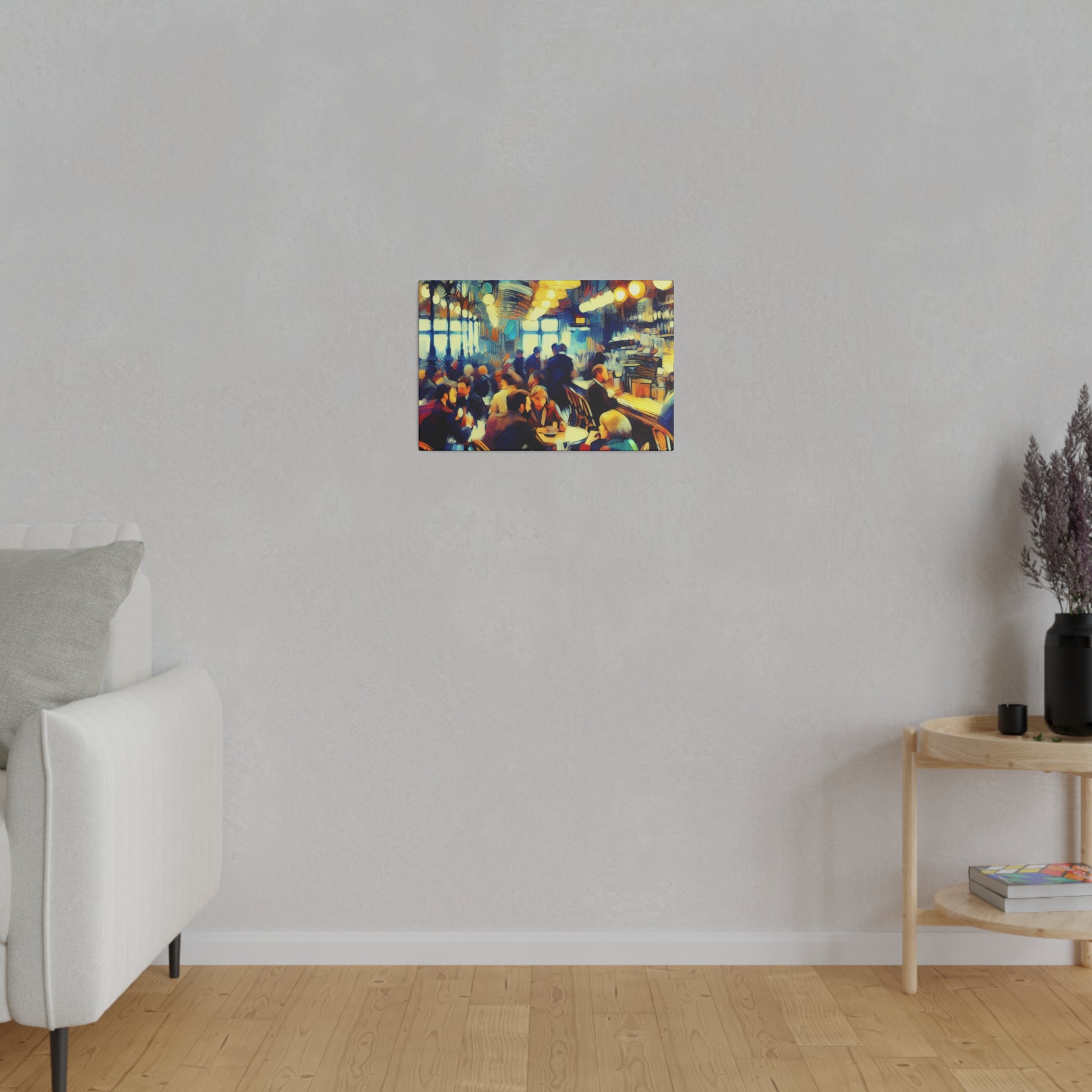 Morning Brew Muse Cafe Artwork Canvas