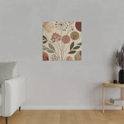 Blossom Whimsy Floral Wall Art Boho Artwork Canvas