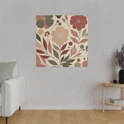 Bloom Whispers Floral Wall Art Boho Artwork Canvas