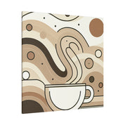 Espresso Elegance Minimalist Coffee Wall Art Canvas