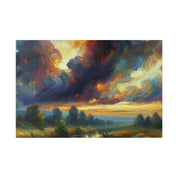 Stormscape Ethereal Euphoria Landscape Painting Canvas