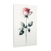 Minimalist Rose Flower Canvas
