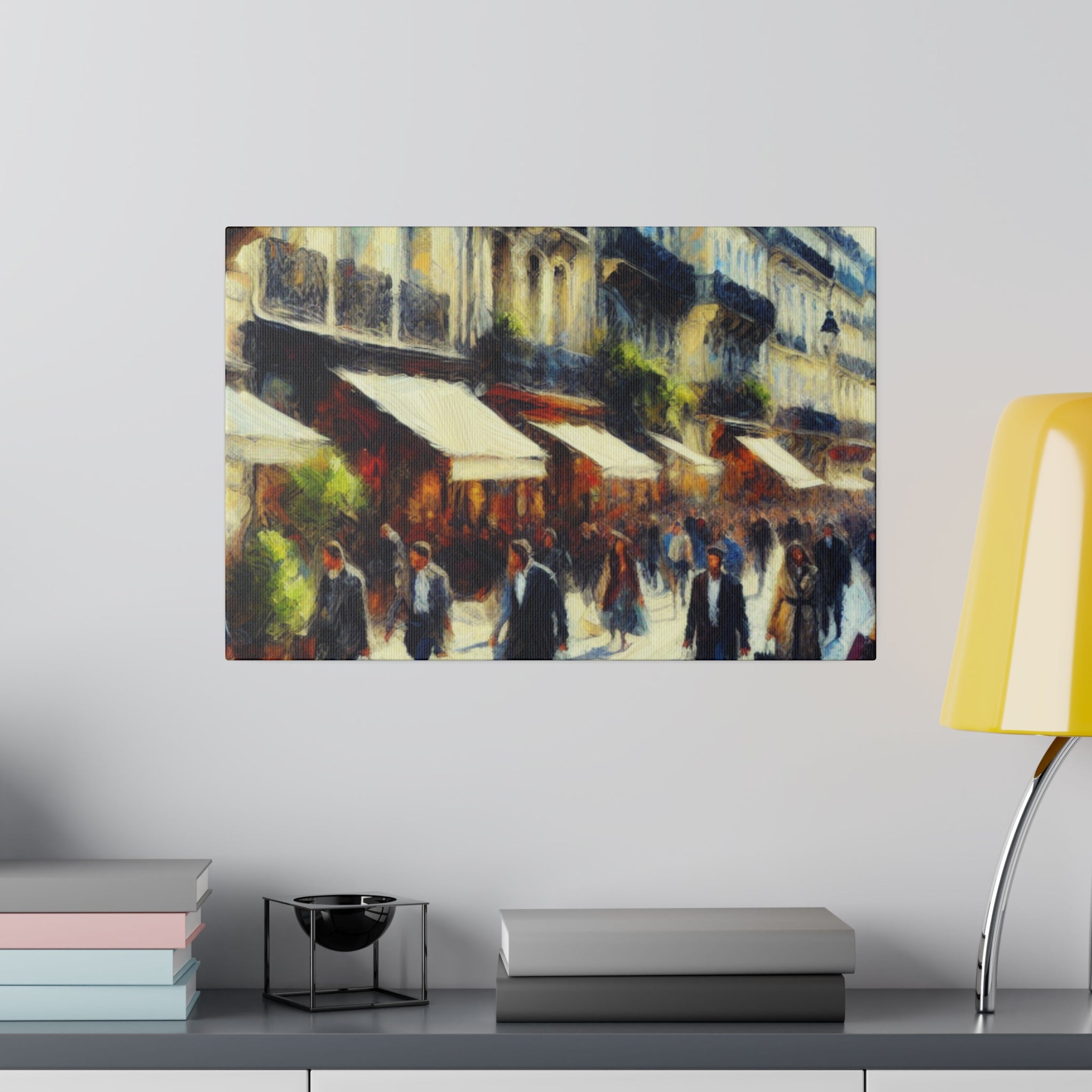 Arcadian Symphony French Street Painting Canvas