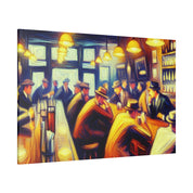 1950s 6pm Weekday Retro Bar Art Canvas