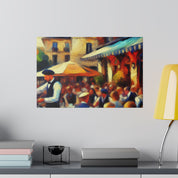 Espresso European Cafe Artwork Canvas