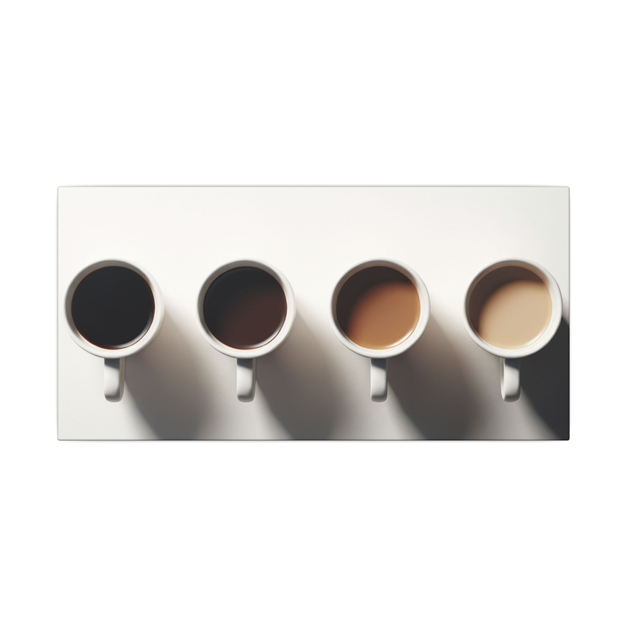 Coffee Tones Minimalist Canvas