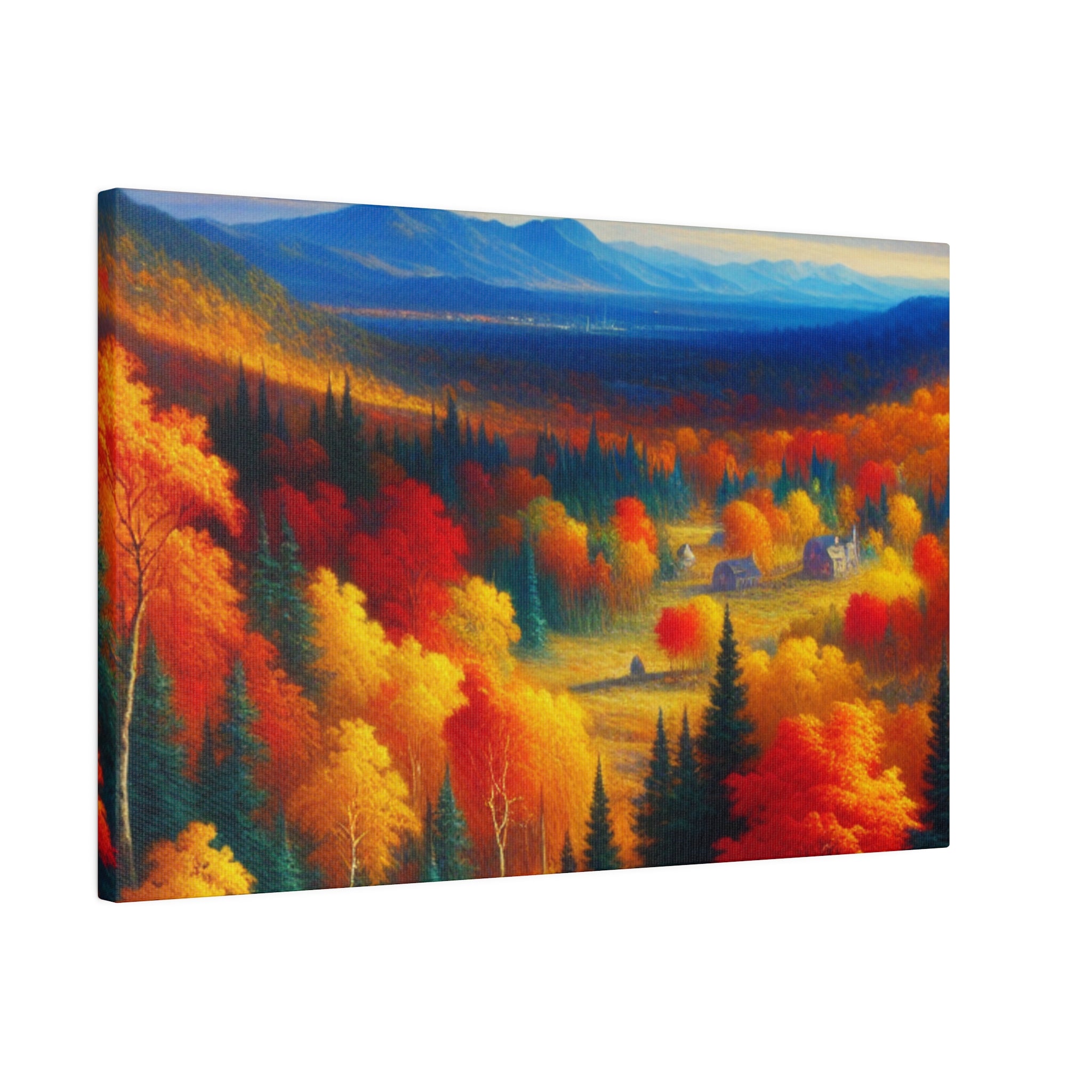 Autumn Symphony Unfolded Fall Painting Canvas