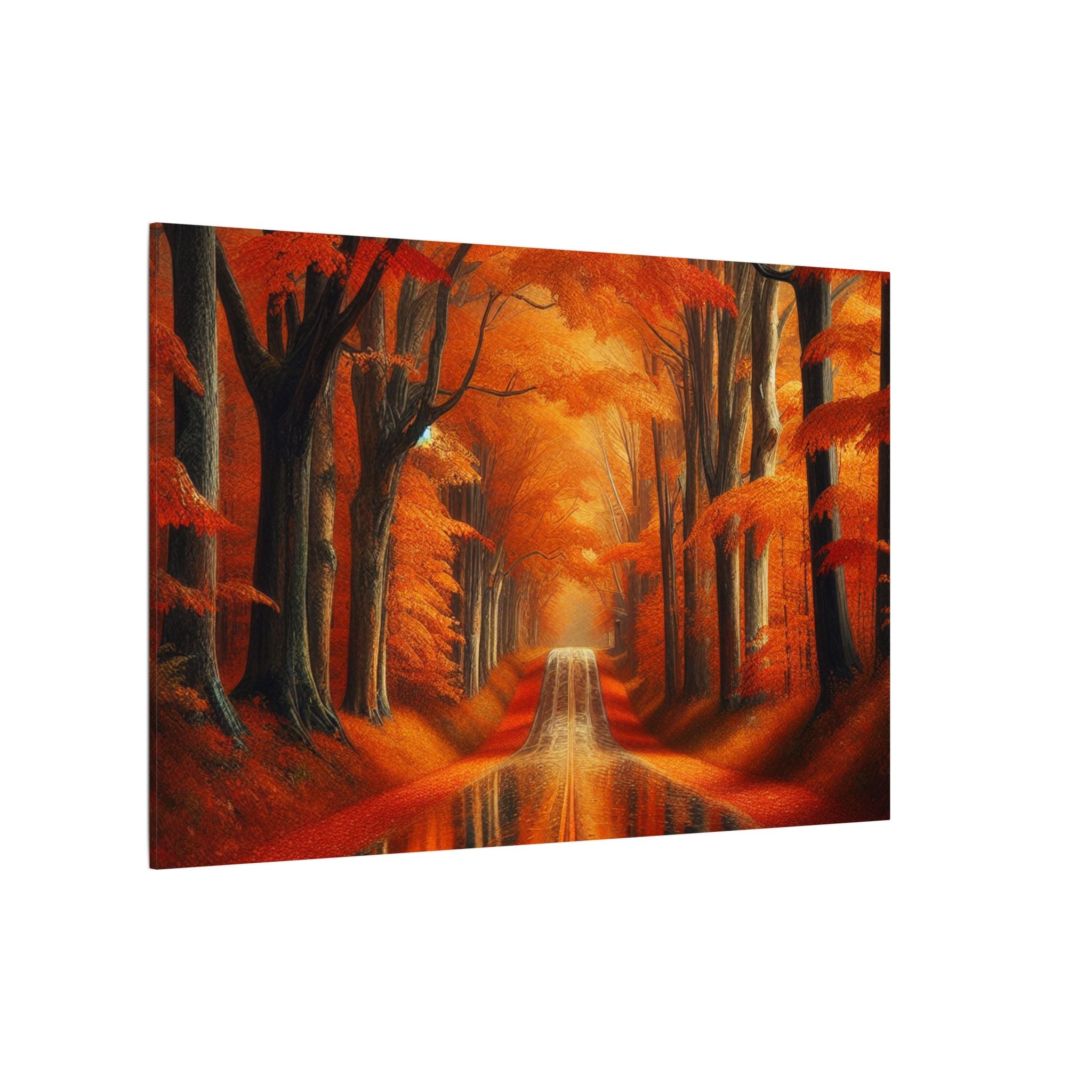 Stillness After Fall Rain Canvas