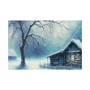 Snow Mystery of Yesteryears Winter Painting Canvas