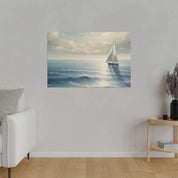 Serenity Sails Sailboat Painting Canvas