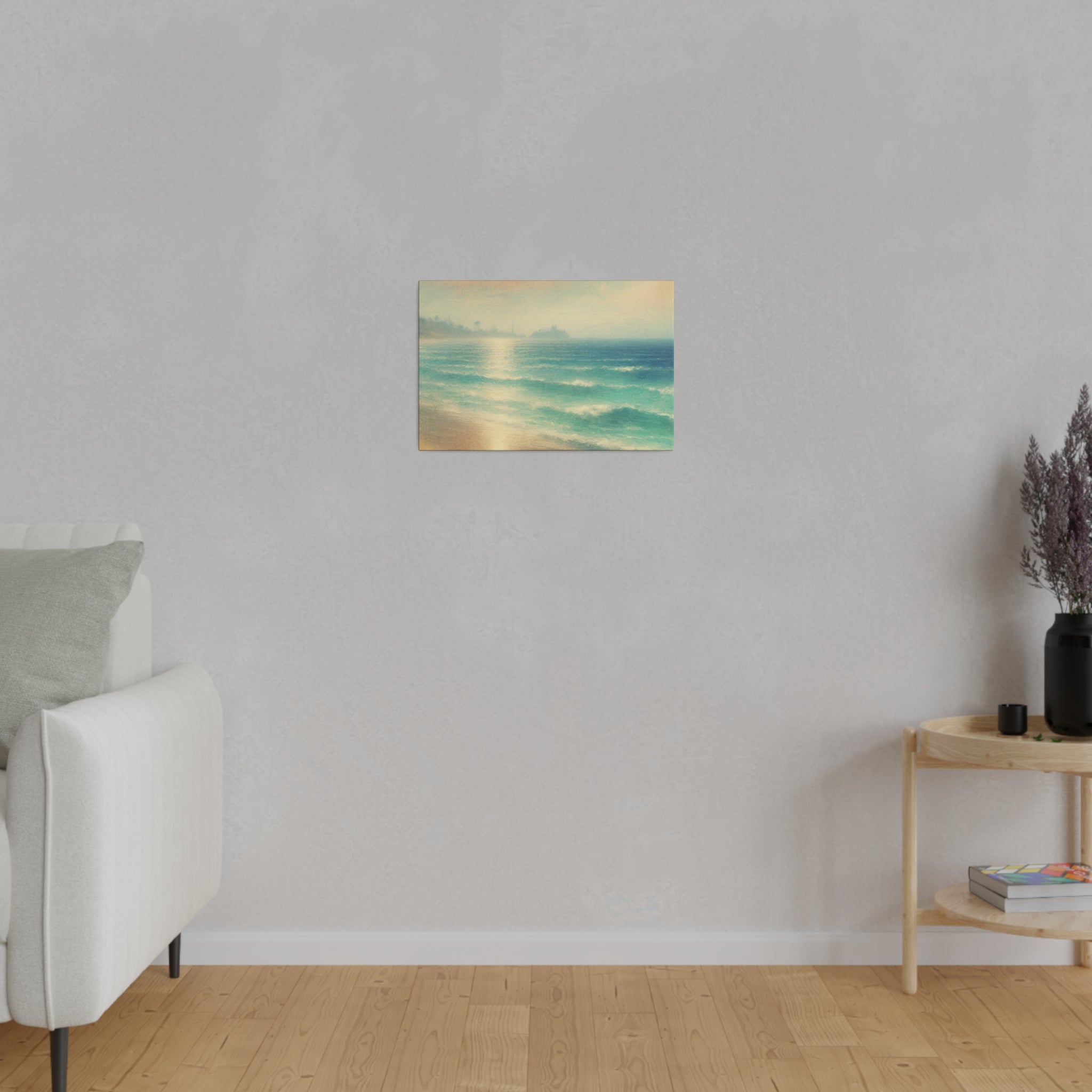 Impressionist Seashore Symphony Beach Painting Canvas