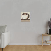 Abstract Minimalist Coffee Impressions Coffee Wall Art Canvas