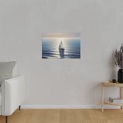 Nautical Embrace Sailboat Painting Canvas