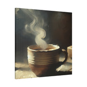 Aromatic Brew Impressionist Coffee Painting Canvas