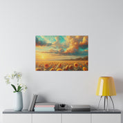 Sunlit Serenity Floral Wall Art Sunflower Painting Canvas