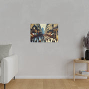 Monet's Urban Symphony French Street Painting Canvas