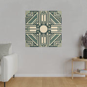 Deco Opulence Extravaganza Pattern Art Deco Wall Art Canvas