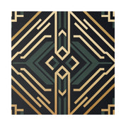 Deco Charm Elegance Pattern Art Deco Wall Art Canvas