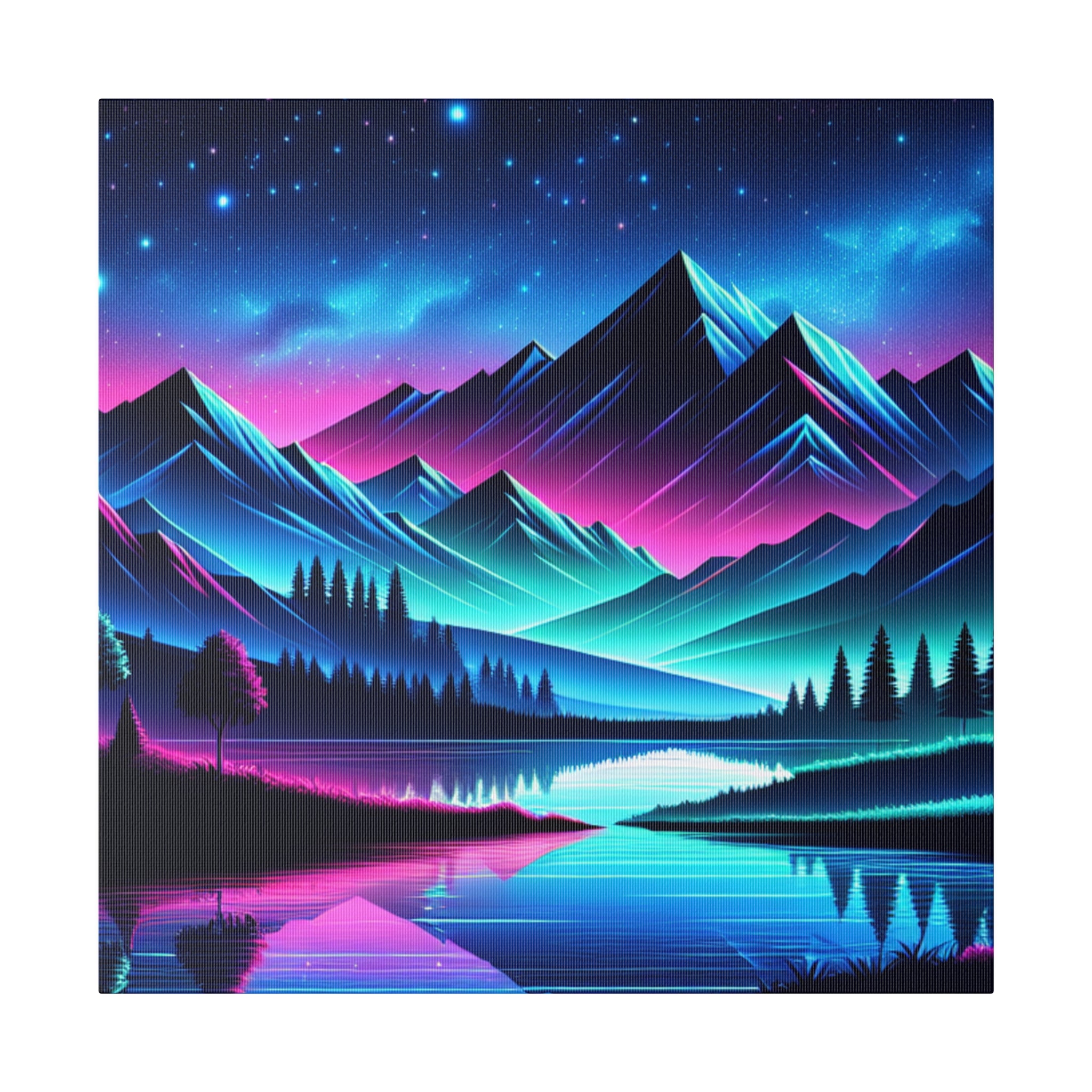 Majestic Mountain Landscape Art Canvas