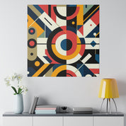 Geometric Gala of Grandeur Geometric Painting Canvas