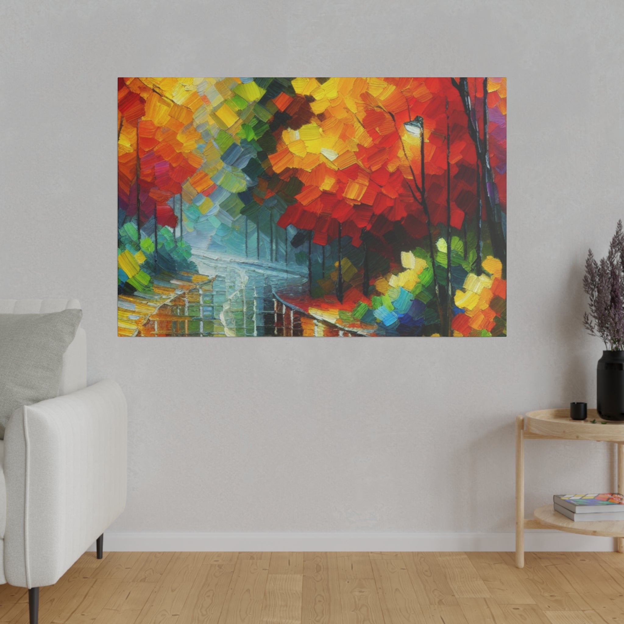 Autumn Whisper Hues Fall Painting Canvas