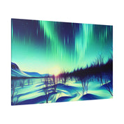 Aurora Mist Symphony Northern Lights Painting Canvas