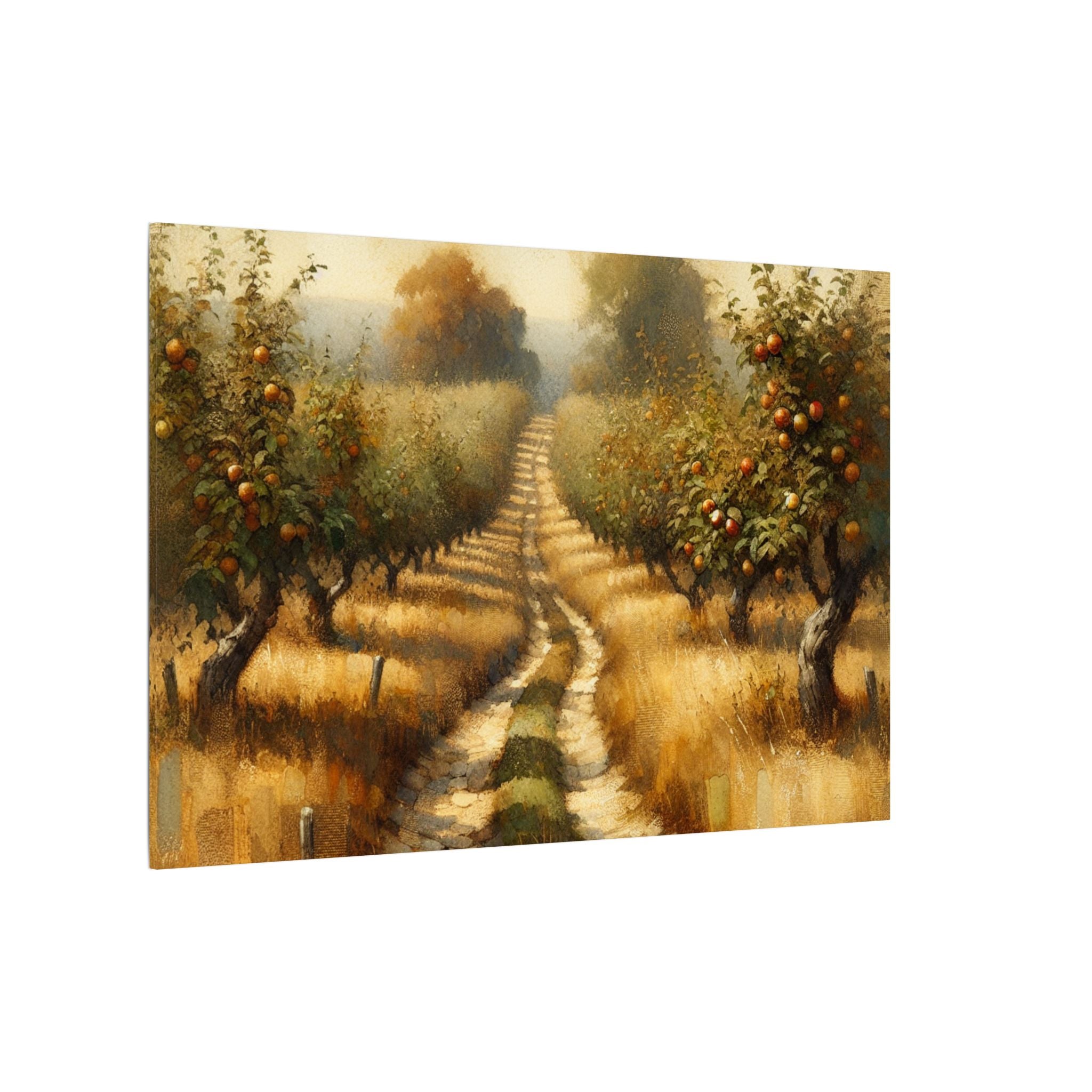 Autumn Orchard Pathway Canvas