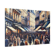 Parisian Melody French Street Painting Canvas