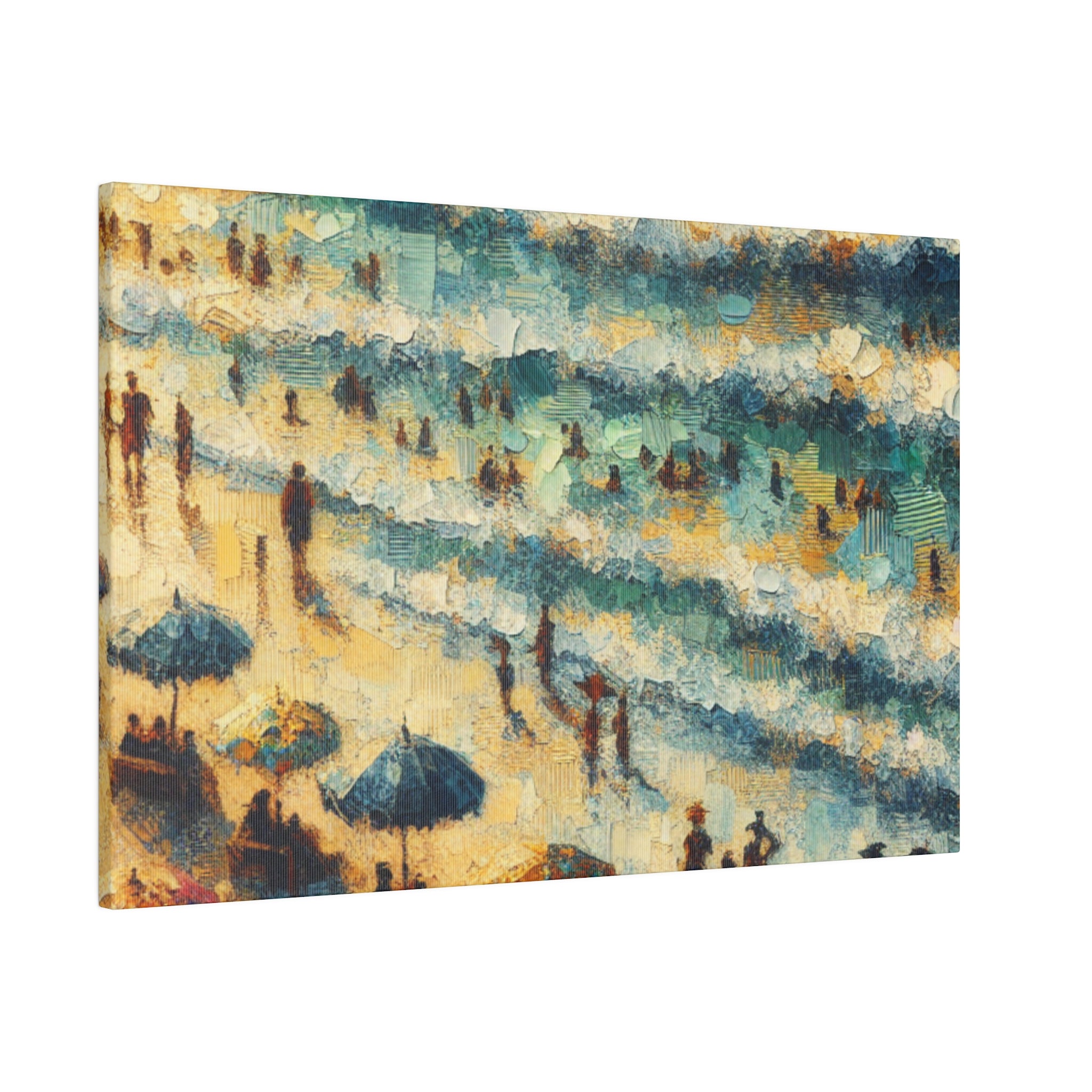 Sapphire Shores Beach Painting Canvas