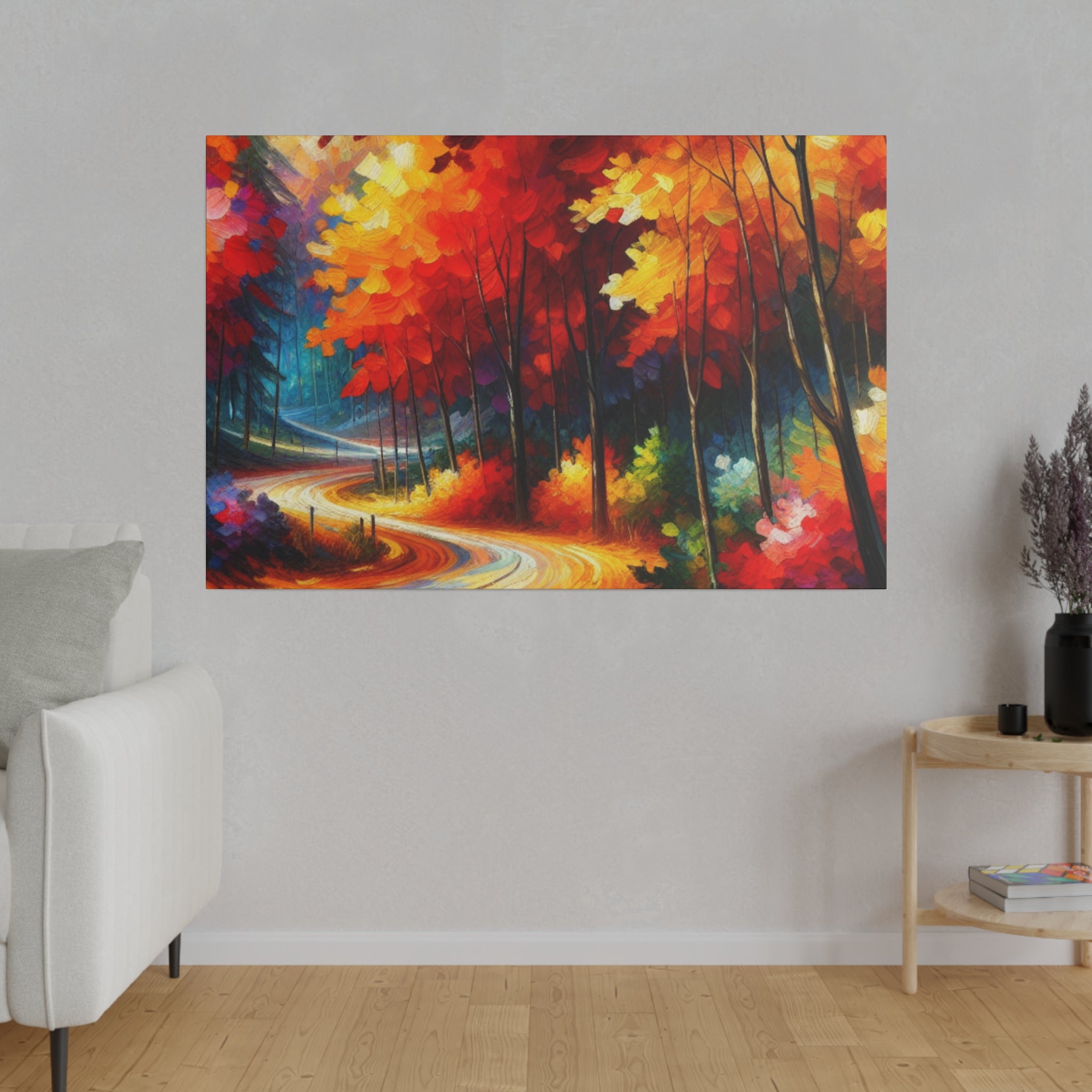 Harvest Aura Symphony Fall Painting Canvas