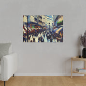 Parisian Symphony French Street Painting Canvas