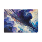 Stormy Azure Mastery Landscape Painting Canvas