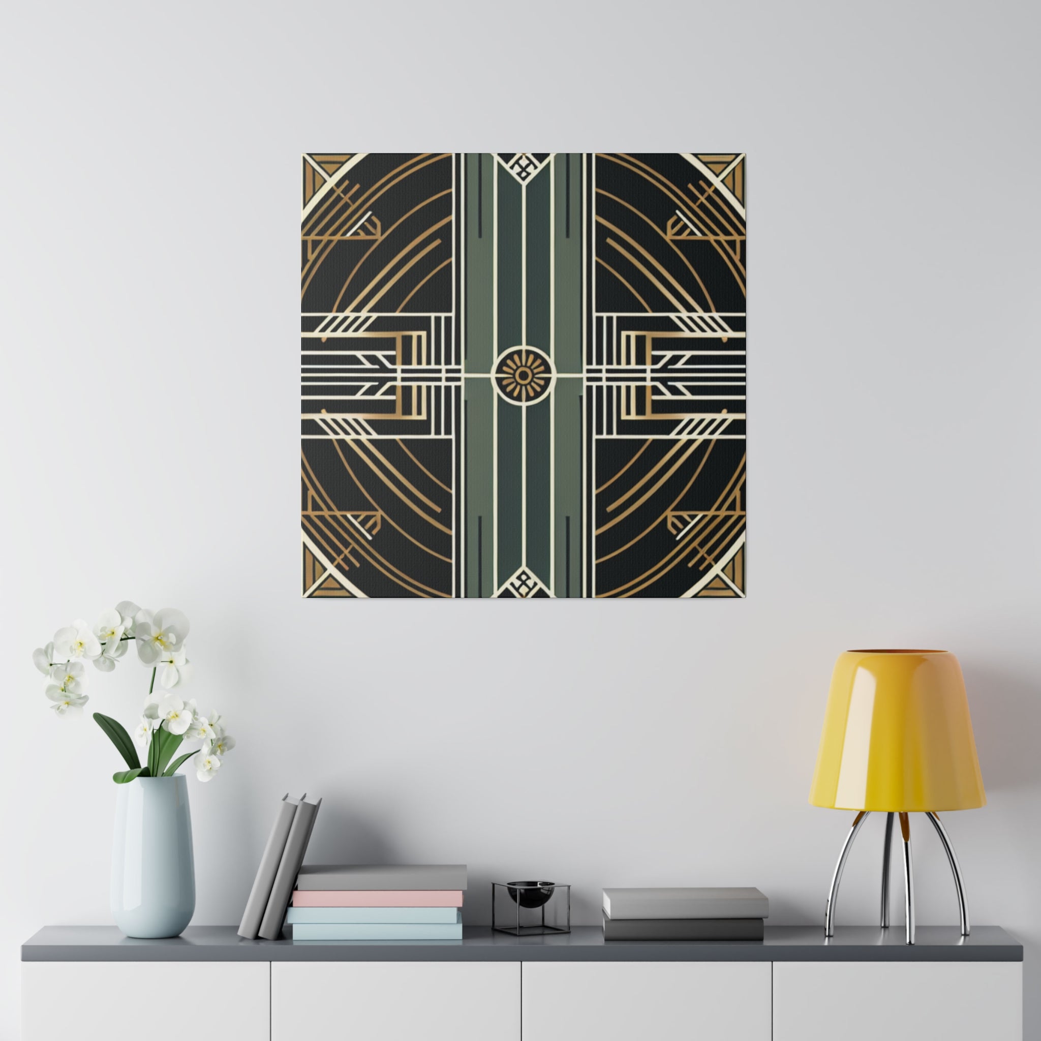 Deco Elegance Symphony Art Deco Wall Art Canvas