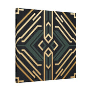 Deco Charm Elegance Pattern Art Deco Wall Art Canvas