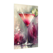 Cosmopolitan Cocktail Abstract Canvas