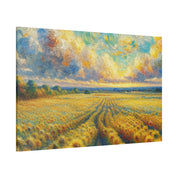 Sunflower Symphony Floral Wall Art Sunflower Painting Canvas