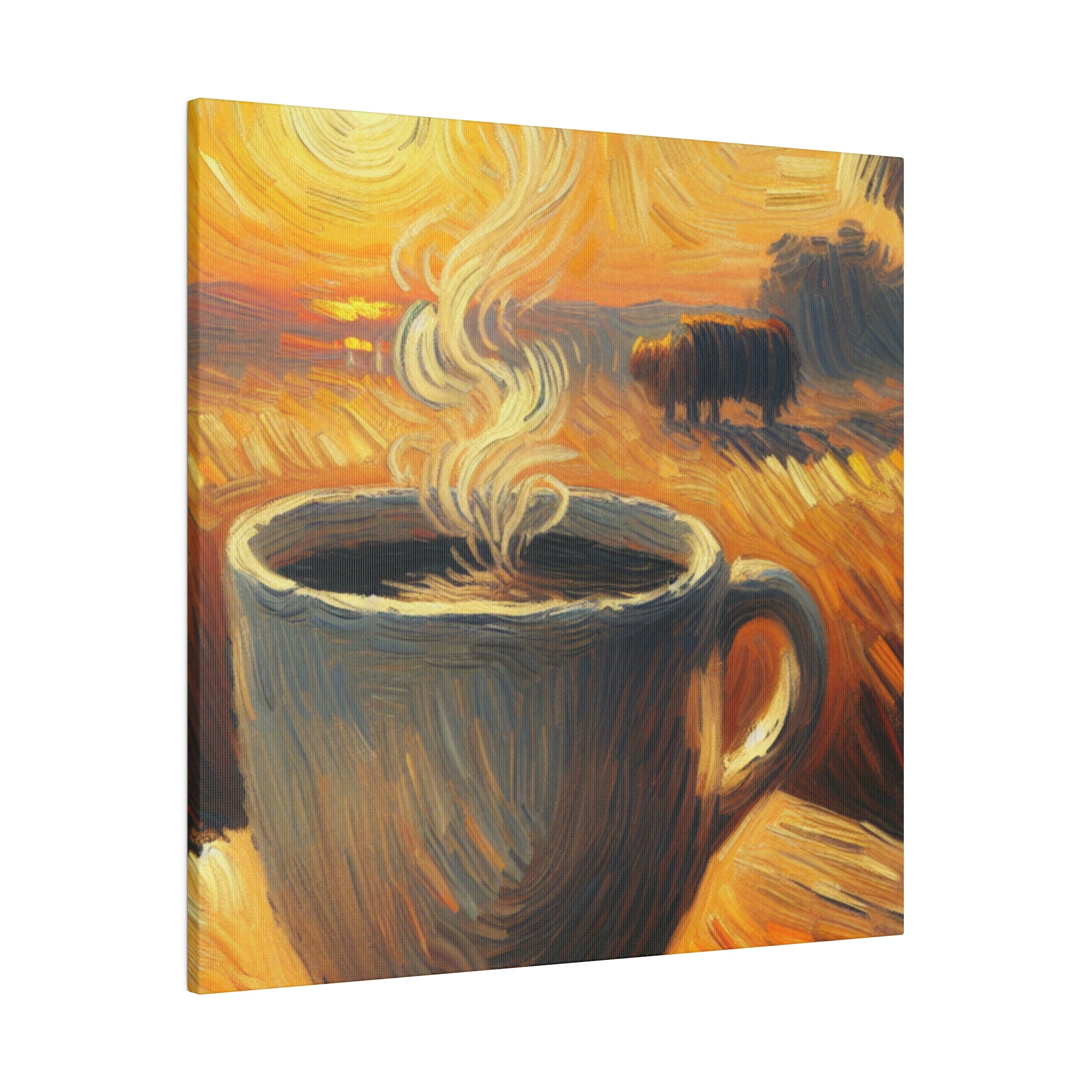 Farmlife Impressionist Countryside Artwork Coffee Painting Canvas