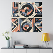 Geometry Extravaganza Geometric Painting Canvas