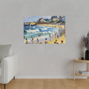 Seaside Serenity Coastal Decor Beach Painting Canvas