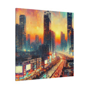 Urban Utopia Cityscape City Art Canvas