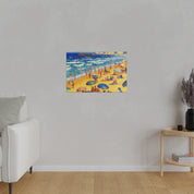 Sea Vintage Whispers Beach Painting Canvas