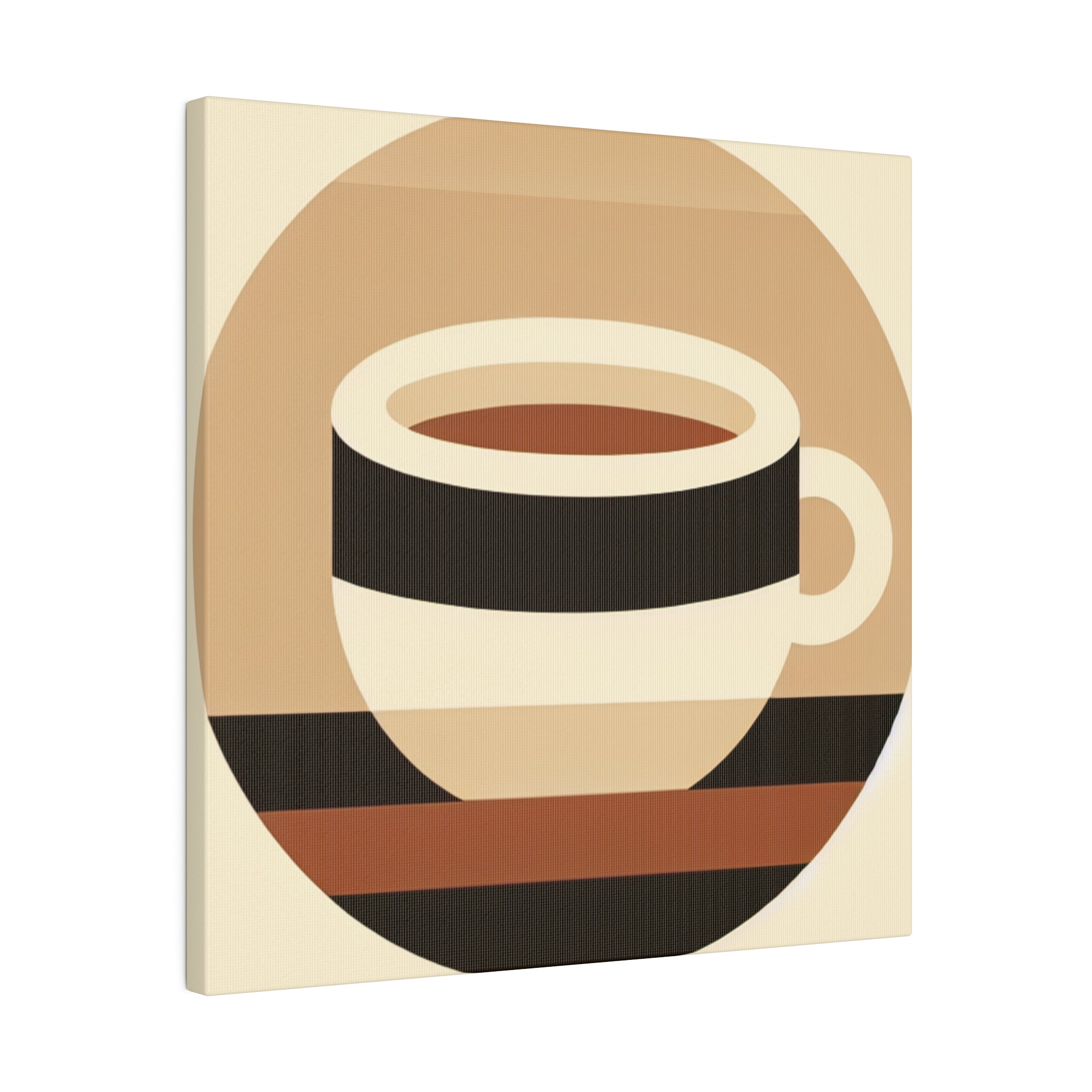 Simplicity Brewed: A Study in Coffee Minimalism Coffee Wall Art Canvas