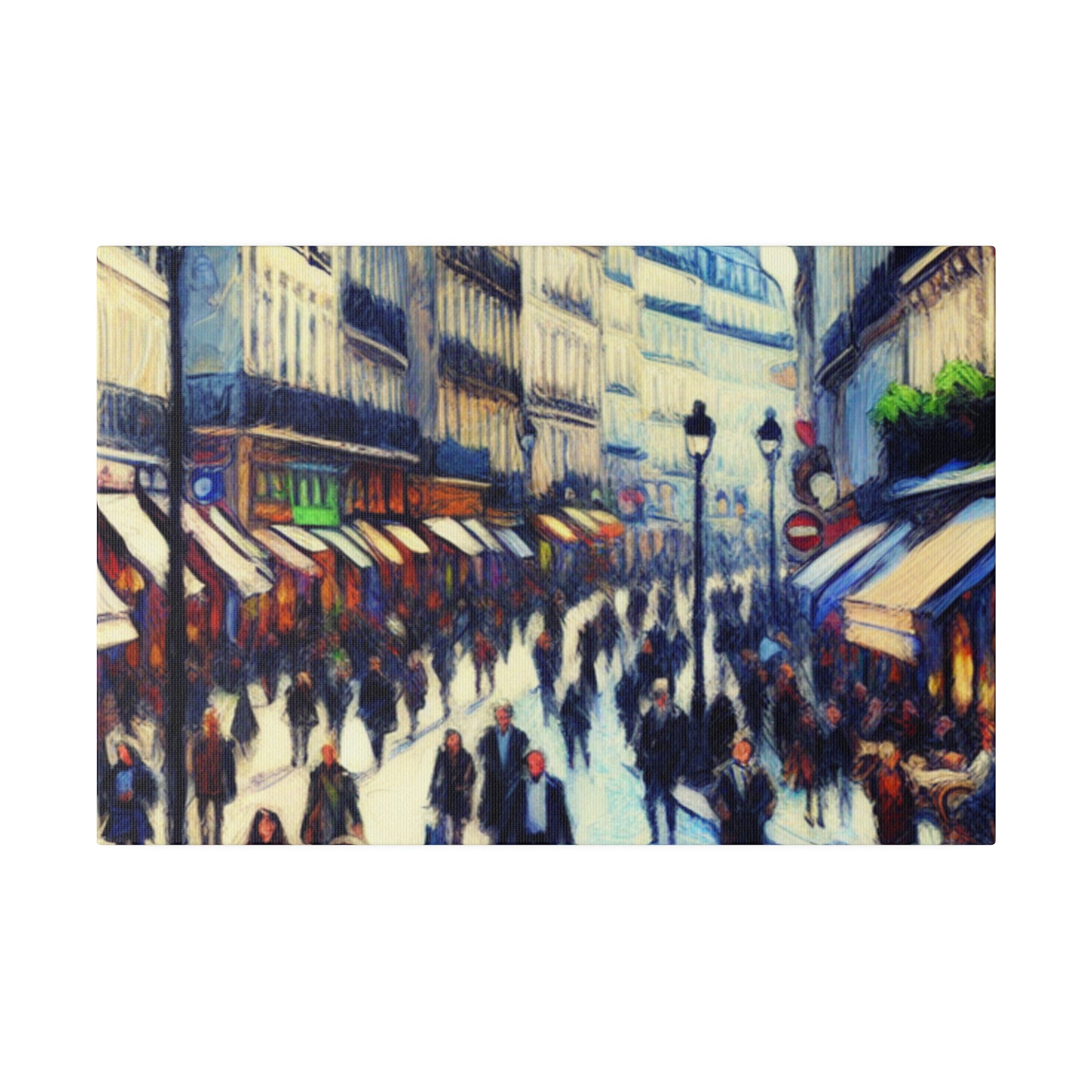 Parisian Symphony French Street Painting Canvas