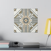 Deco Dream Revival Pattern Art Deco Wall Art Canvas