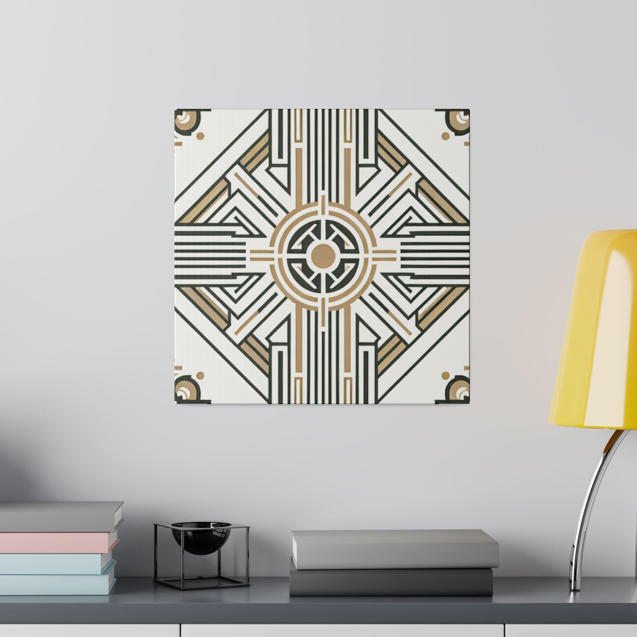 Deco Dream Revival Pattern Art Deco Wall Art Canvas