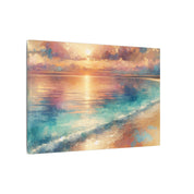 Tranquil Beach Pastel Canvas