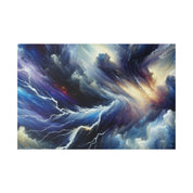 Tempest Heaven's Mirage Lightning Painting Canvas