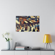 Montmartre Muse Maze French Street Painting Canvas